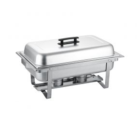 Modish 8 qt. Stainless Steel Chafer Full Size with Folding Frame