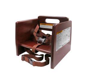 Booster Seat Wooden 10-7/8"H Mahogany