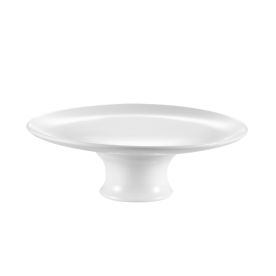 Flat Cake Plate W/ Foot 12"