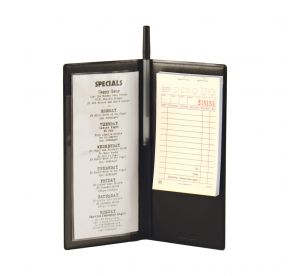 9" x 4-1/2" Server Order Book w/ 4 Pockets