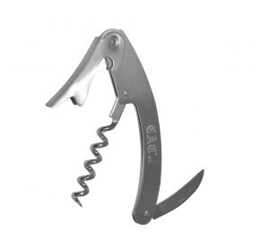 Waiter's Corkscrew Stainless Steel Curved Handle