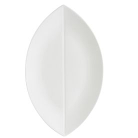 Leaf Shape Flat Platter 14"