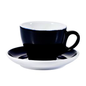Cup & Saucer Set Cobalt Blue 7.5oz [Cup 3 5/8" I Saucer 5 7/8"]