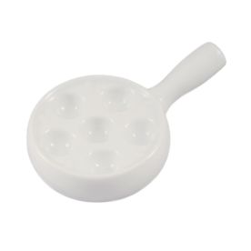 Escargot Dish W/ Handle 10 3/4"