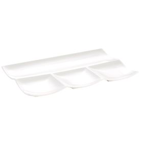 4 Section Rect. Platter 12"