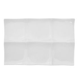 6 Section Rect. Platter 11 1/2"