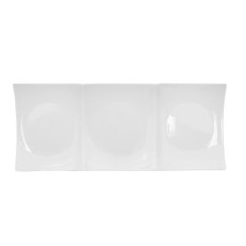 3 Section Rect. Platter 11 1/2"