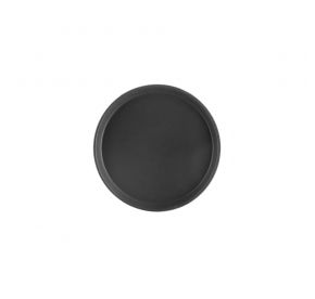 11", Round Non-Slip Fiberglass Tray