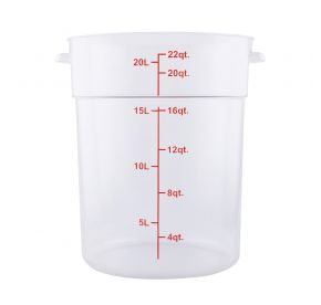 22QT Food Storage Container, Clear