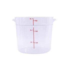 6QT Food Storage Container, Clear
