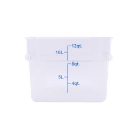 12QT Food Storage Container, Clear