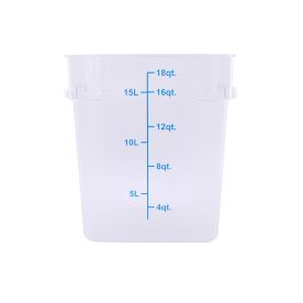 18QT Food Storage Container, Clear