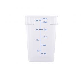 22QT Food Storage Container, Clear