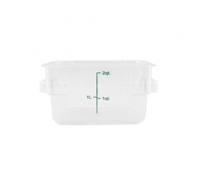 2QT Food Storage Container, Clear