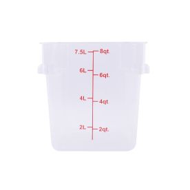 8QT Food Storage Container, Clear