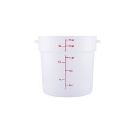 18QT Food Storage Container, Translucent