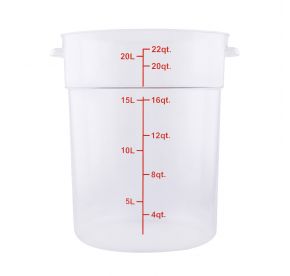 22QT Food Storage Container, Translucent