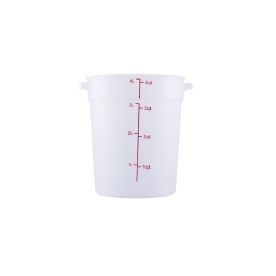 4QT Food Storage Container, Translucent
