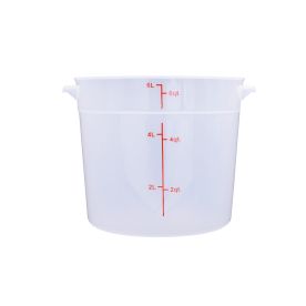 6QT Food Storage Container, Translucent