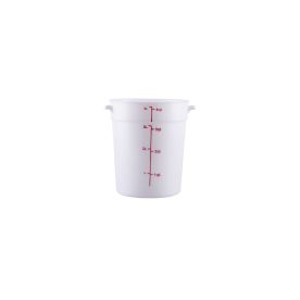 4QT Food Storage Container, White