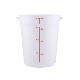 8QT Food Storage Container, White