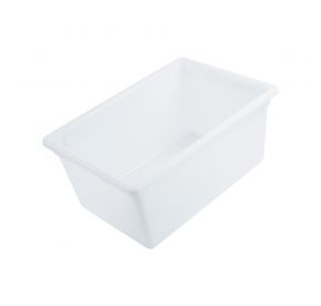 White Storage Box Full Size 12"