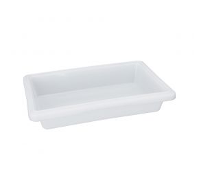 White Storage Box Half Size 3"