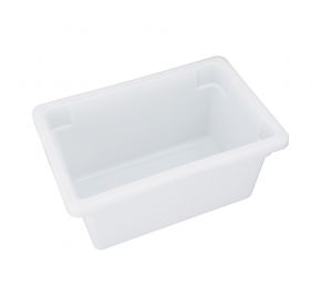 White Storage Box Half Size 9"
