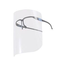 Protective Face Shield w/ Black Nose Bridge, 10-Set/Pack