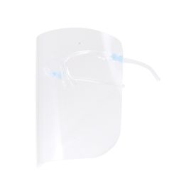 Protective Face Shield w/ Clear Nose Bridge, 10-Set/Pack