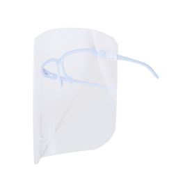 Protective Face Shield w/ Blue Nose Bridge, 10-Set/Pack