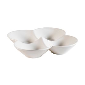 4 Section Flower Dish 8"