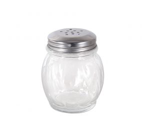 6oz Glass Cheese Shaker W/ SS Perf. Cap