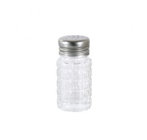 2oz Glass Beehive Shaker W/ SS Flat Cap