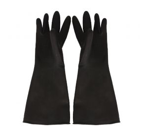 Black Reusable Latex Glove Large