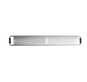 ComfyGrip Grater Stainless Steel W/ Non-Slip Foot Dual Blade Coarse & Zester 