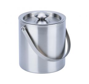 Double-Wall Stainless Steel Ice Bucket