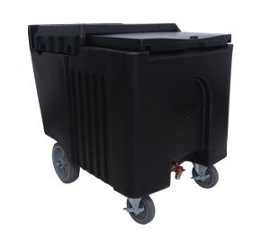 Mobile Insulated Ice Caddy Black 
