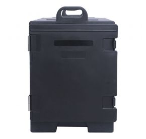 Full Size Insulated Table Pan Carrier w/ Extended Top Handle Black