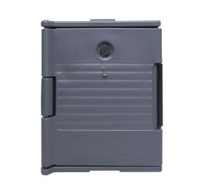 Full Size Insulated Table Pan Carrier 26-3/8" x 18-1/2" x 24-1/4"H Gray 