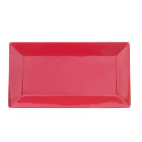 Rect. Platter Red 13"