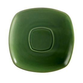 Square Saucer Green For KC-1-G 6"