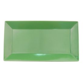 Rect. Platter Green 14 1/2"