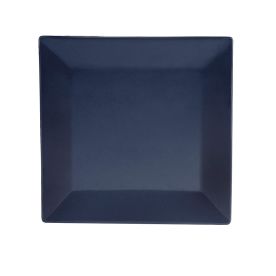 Square Plate Cobalt Blue 6"