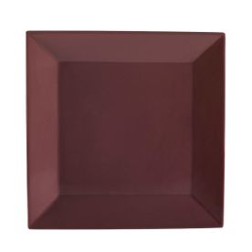 Square Plate Plum 8"