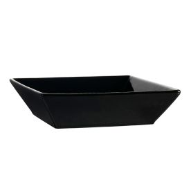 Square Bowl Black 42oz 8"