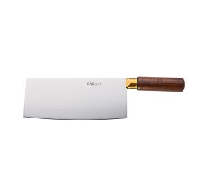 Chinese Cleaver W/ Wooden Handle 8"