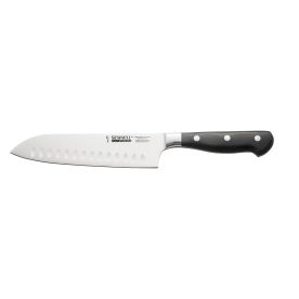 Schnell Santoku Knife 7-1/4", Granton Edge