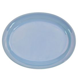Oval Platter N.R. Light Blue 13 1/4"