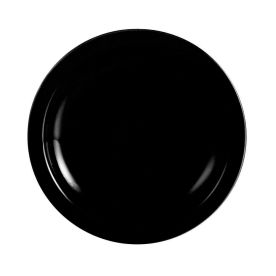 Plate N.R. Black  6 1/2"